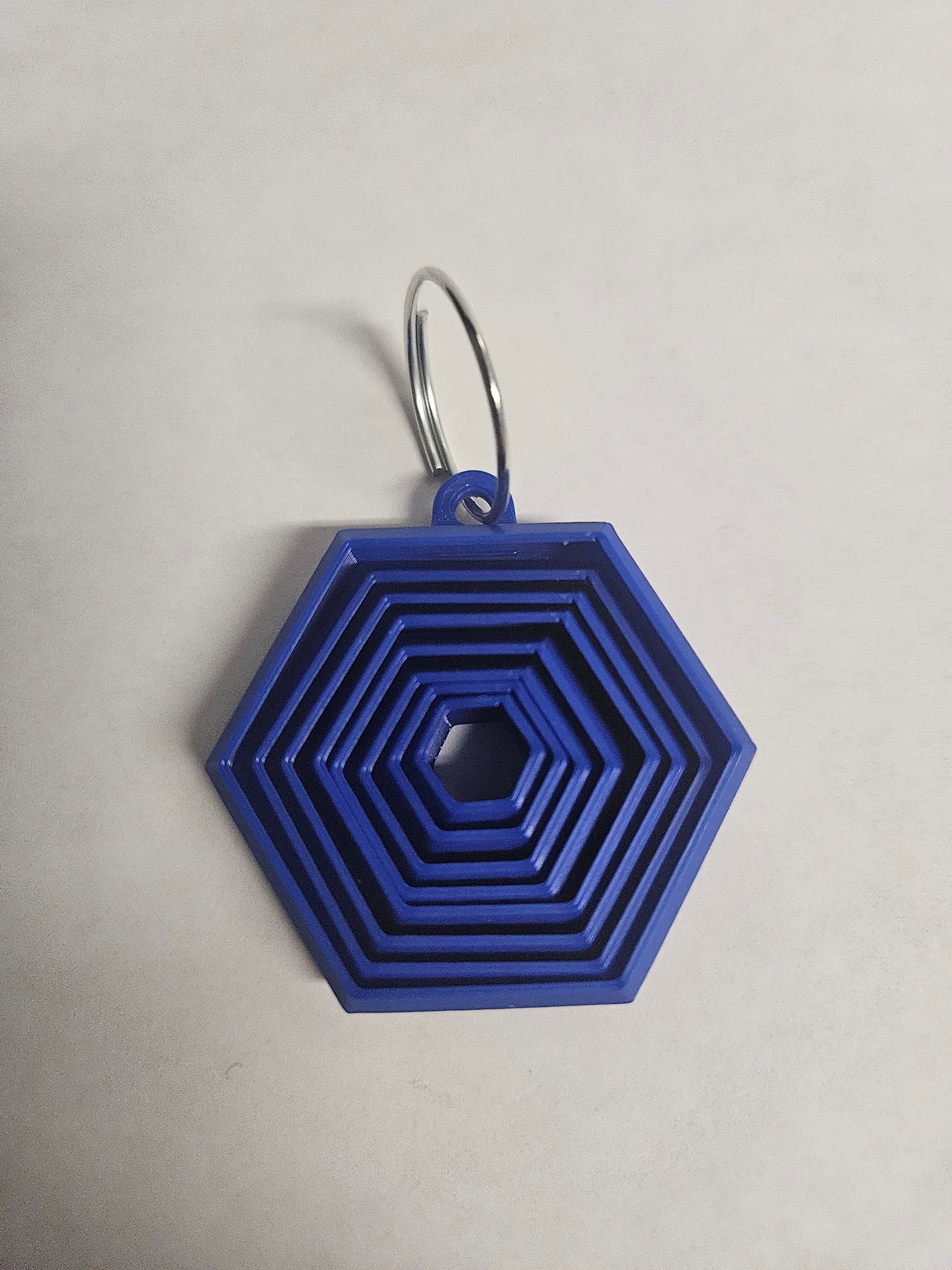 Hexagon Fidget Keychain