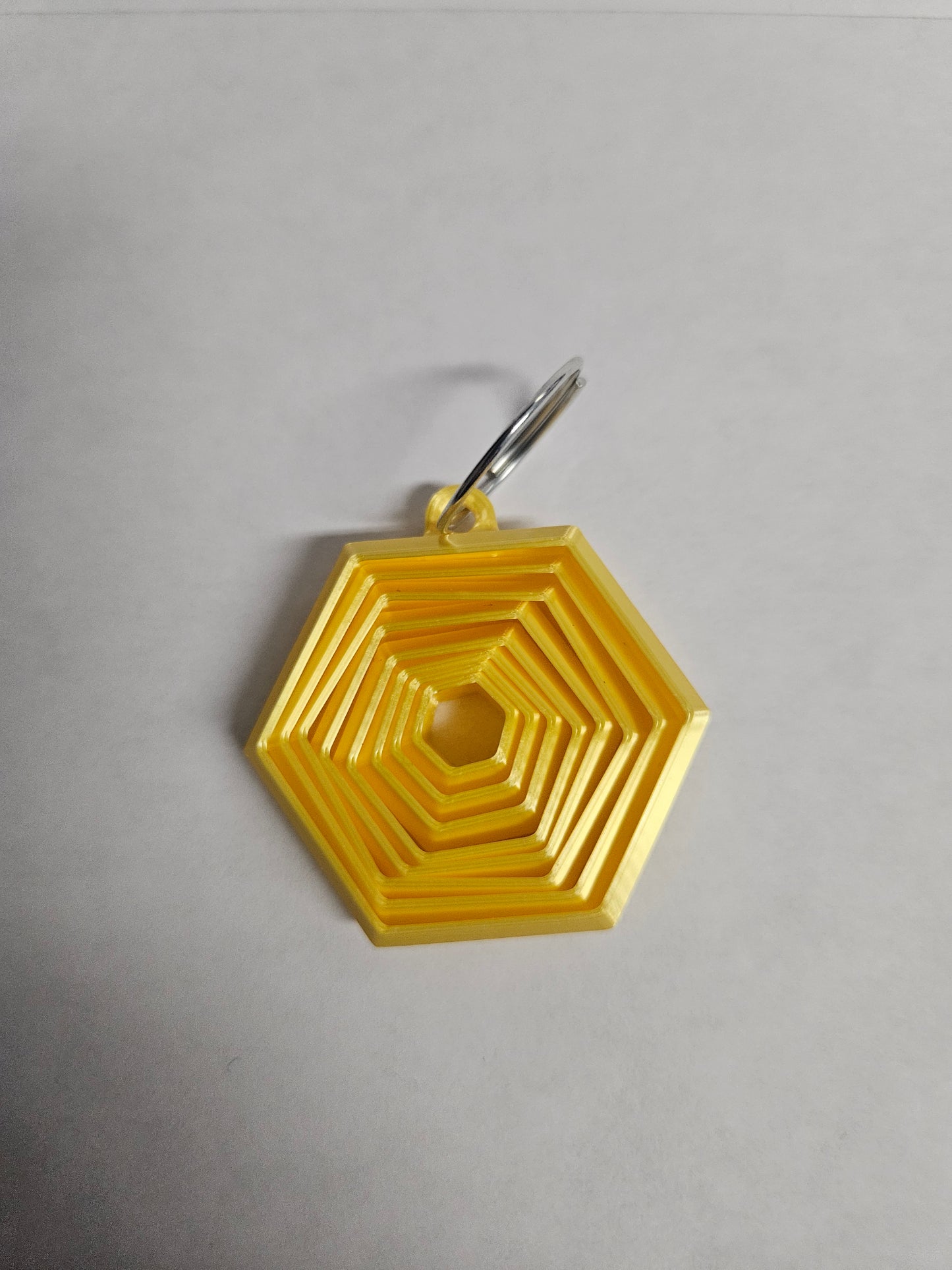 Hexagon Fidget Keychain