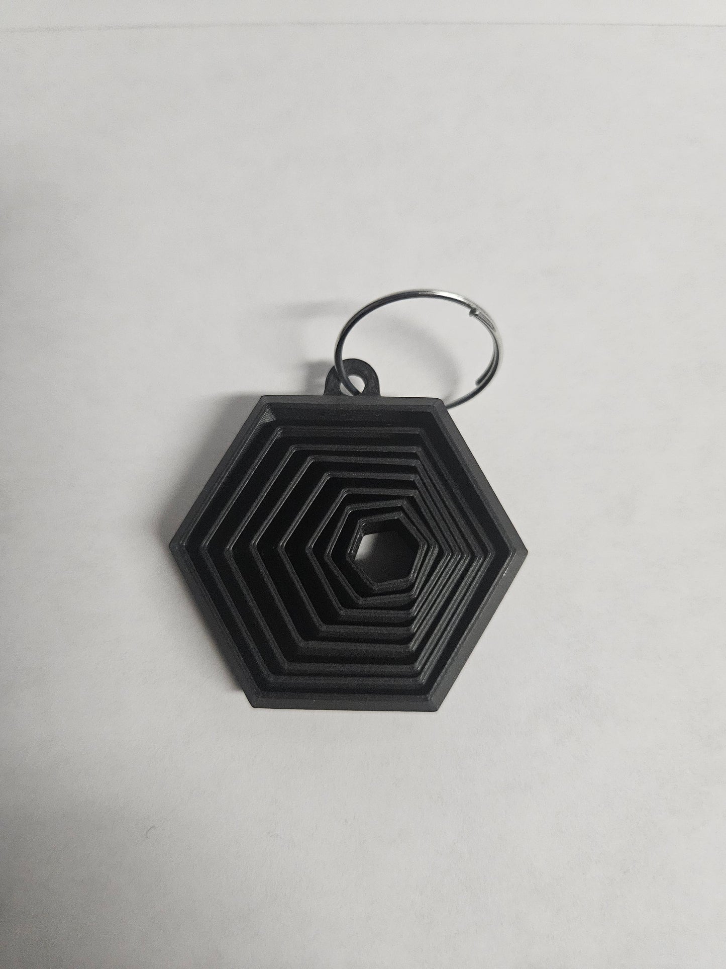 Hexagon Fidget Keychain