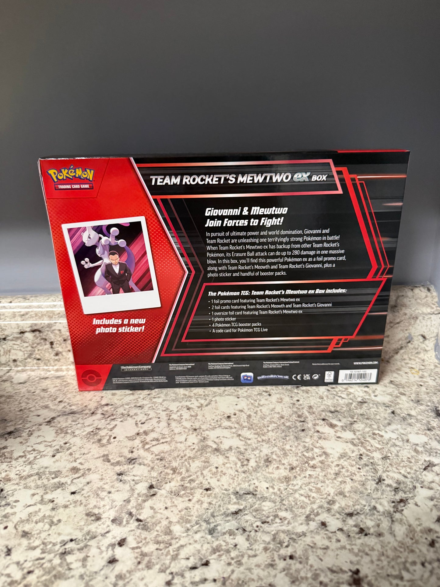 Teams rockets mewto ex box