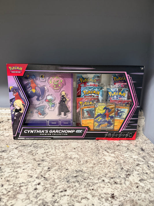 cynthias garchomp ex premium collection