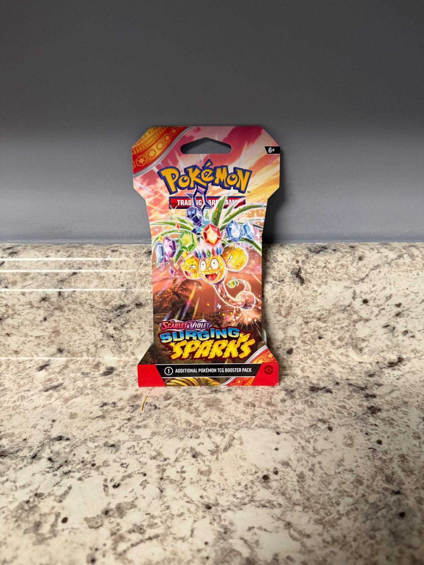 Surging Sparks sleeved booster pack